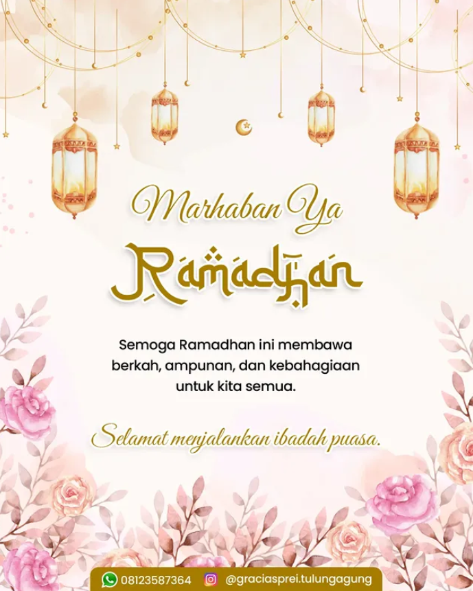 <p>Marhaban Ya Ramadhan Semoga bulan suci ini memb